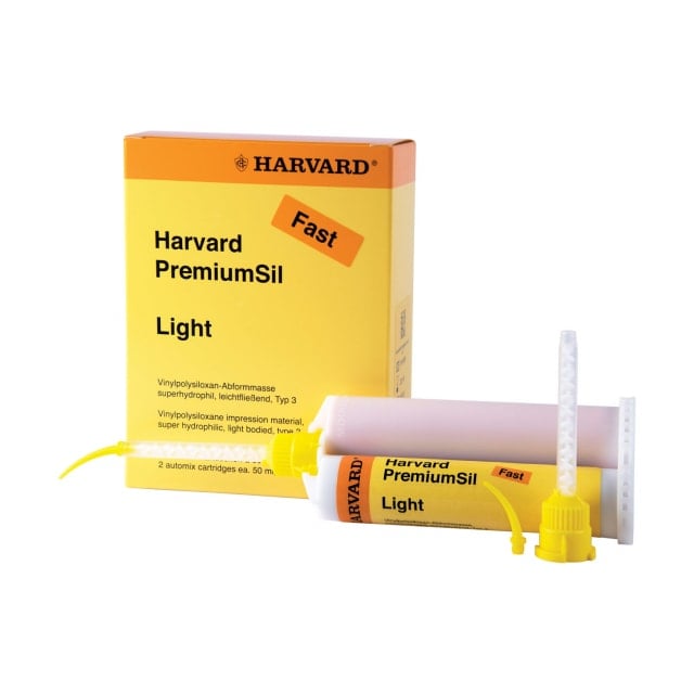 Material de amprenta Harvard PremiumSil fast set 2 x 50 ml