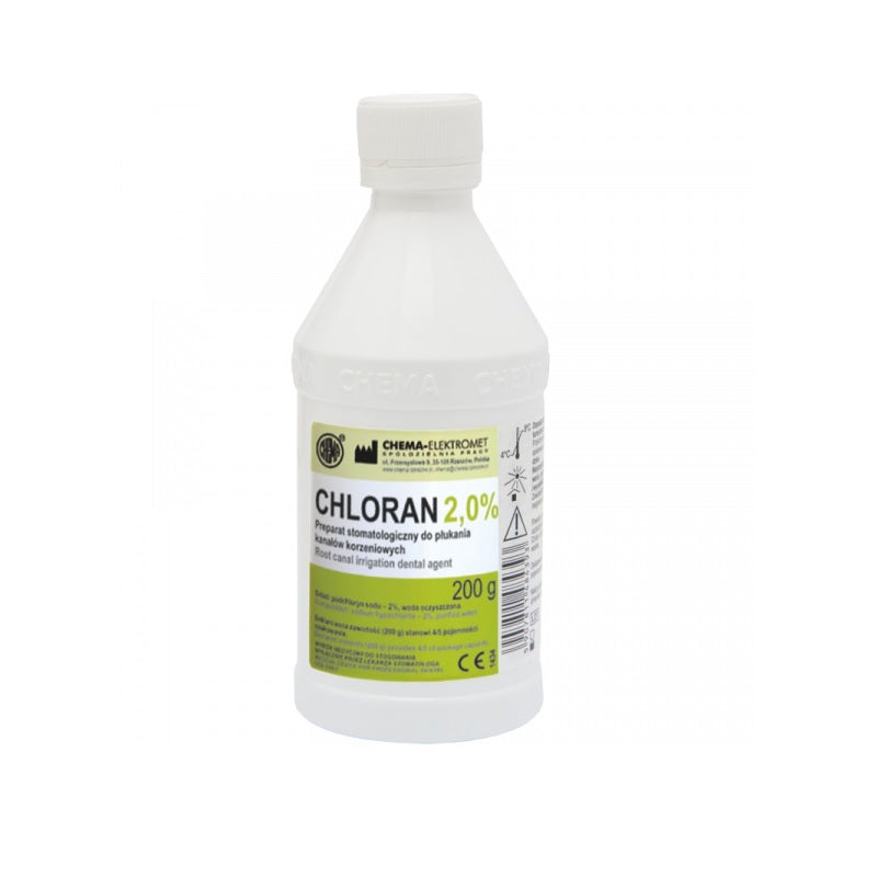 Agent dentar pentru irigarea canalului radicular Chloran 2% hipoclorit de sodiu 200 g – Chema Elektromet