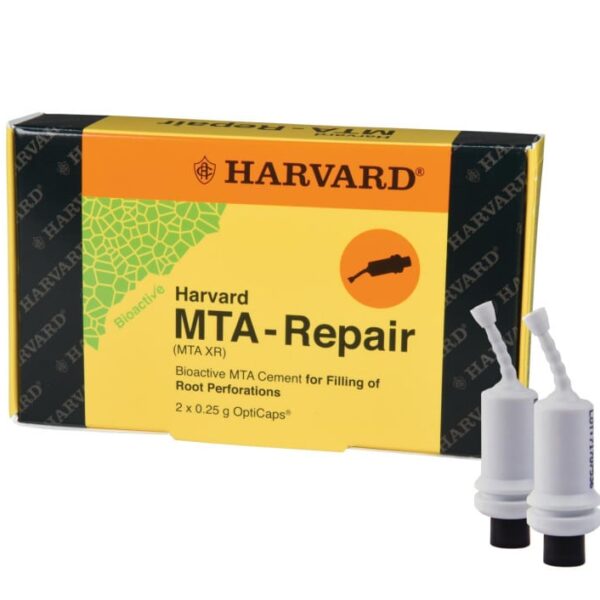 Ciment endodontie Harvard MTA Repair (MTA XR) OptiCaps 2x 0,25 g