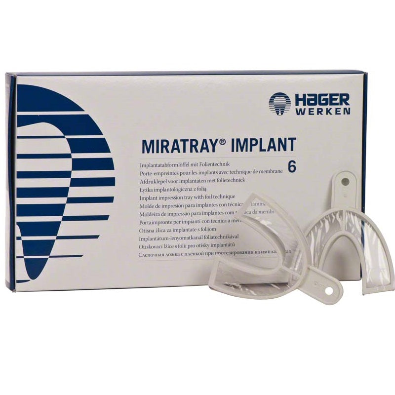 Linguri amprenta Miratray Implant set 6 buc HAGER