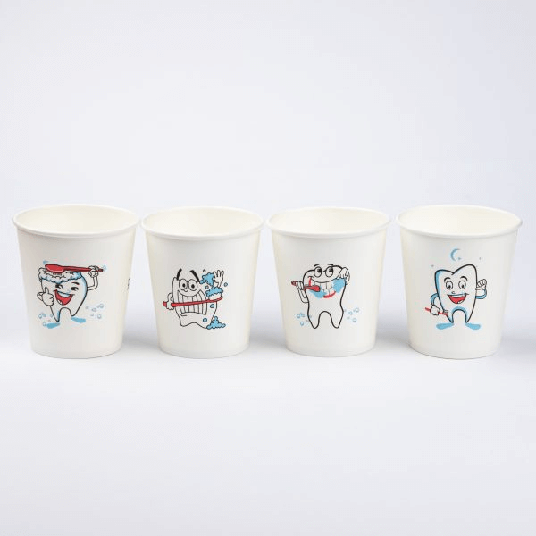 Pahar clatire din hartie Greenline 170ml 50 buc/set Premium Plus