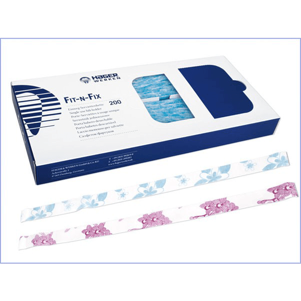 Banda elastică de prindere bavetă Fit-N-Fix set 200 buc Hager