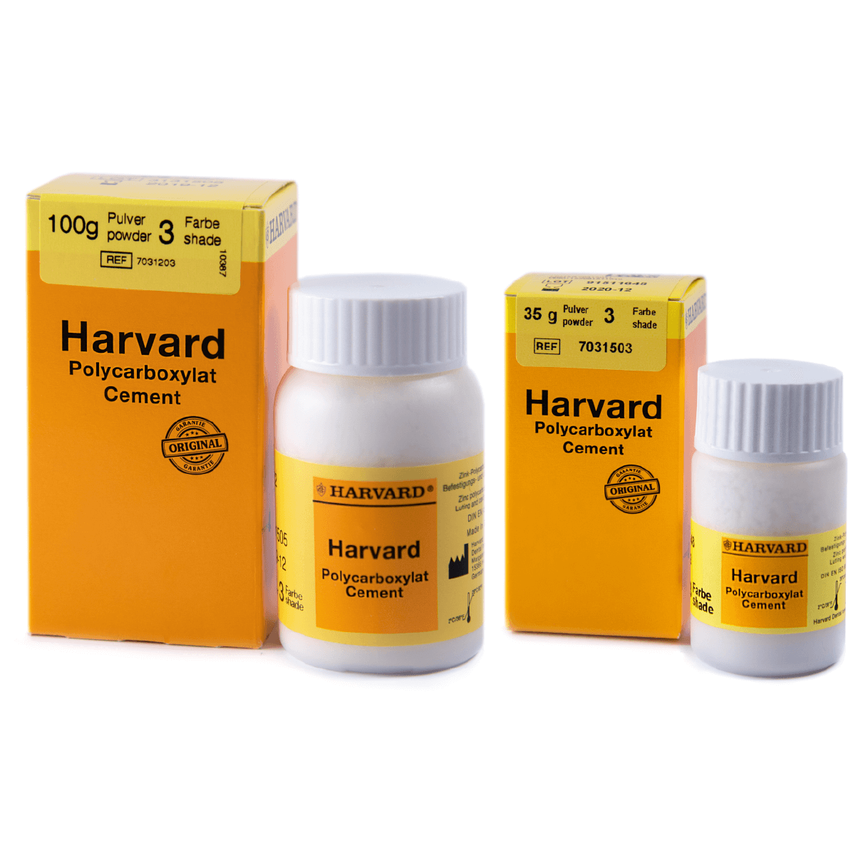 Ciment definitiv policarboxilat de zinc pulbere 100g,Harvard