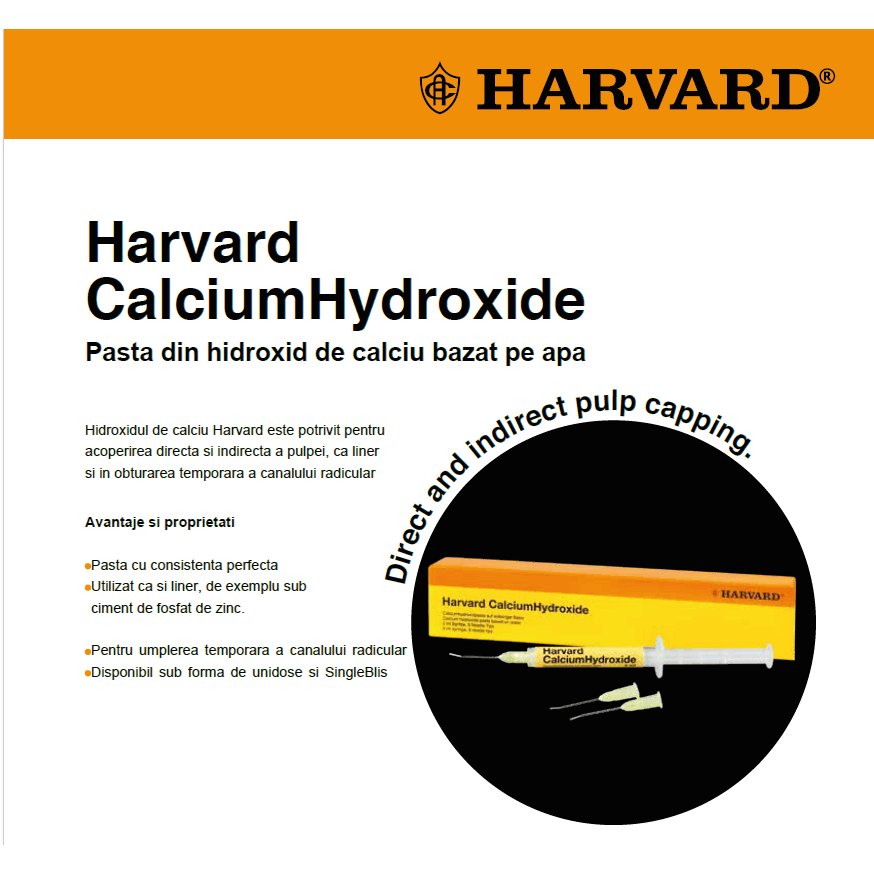 Pasta Harvard Hidroxid de Calciu 2 ml