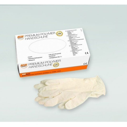 Mănuși Select Premium polymer latex nepudrate M+W Dental XL