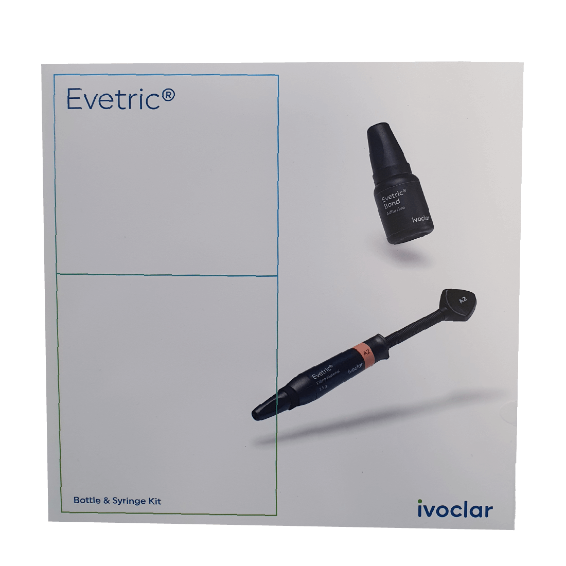 Rasina compozita universala nano-hibrida Evetric System Kit 4×3,5g/Evetric Bond Ivoclar