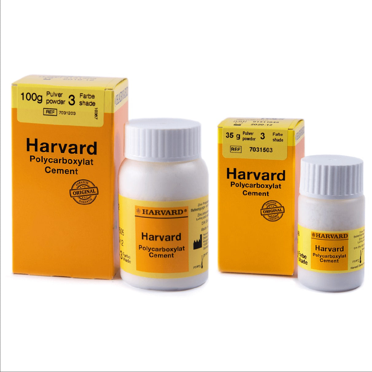 Ciment definitiv policarboxilat de zinc pulbere 35g Harvard