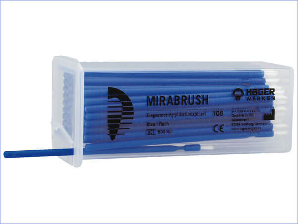 Aplicatoare flexibile Mirabrush set 100 buc HAGER